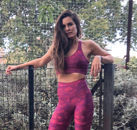 PINK SNAKE CROP TOP