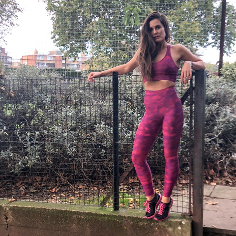 PINK SNAKE HIGH WAISTED LEGGING